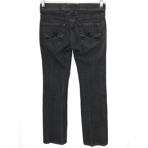 DKNY Jeans Straight Leg Charcoal Wash Stretch Womens 2 Capsule Whimsigoth Casual - Picture 1 of 9